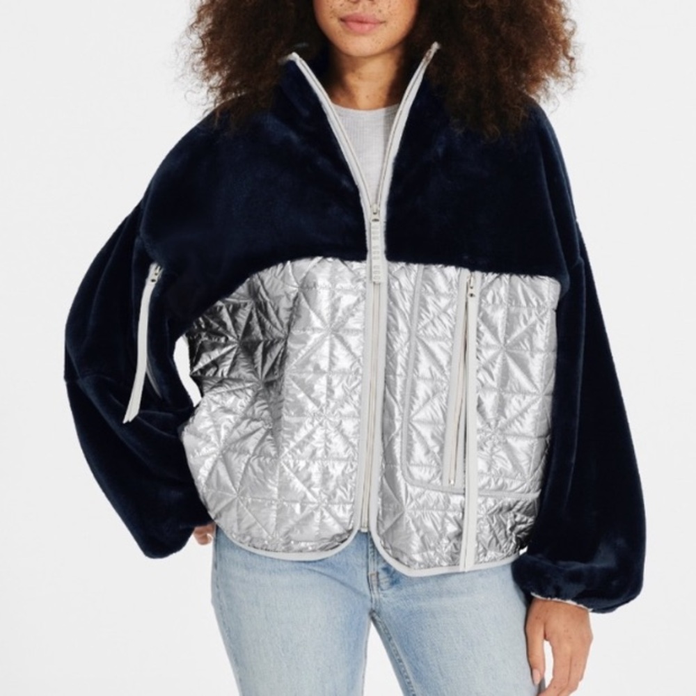 Ugg Marlene Quilted Jacket Metallic Winter